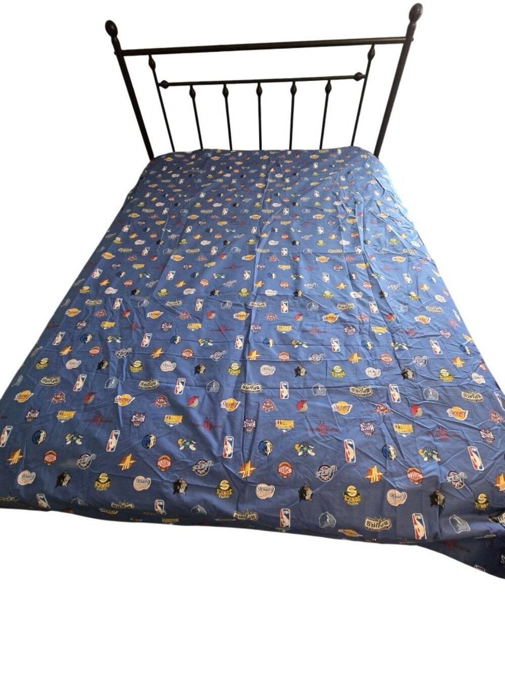 Pottery Barn Teen NBA Team Logo Twin Duvet Sports Decor